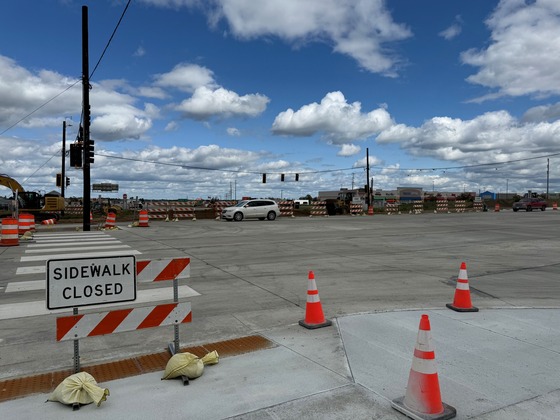 Hwy 71 closed at the north part of the intersection