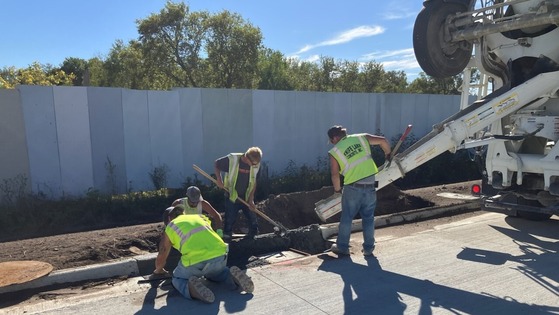 Image of concrete pouring