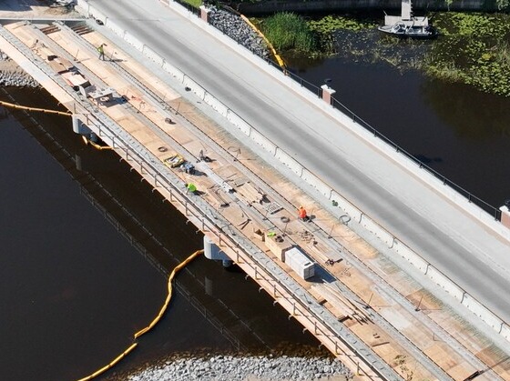 Highway 11 Warroad bridge