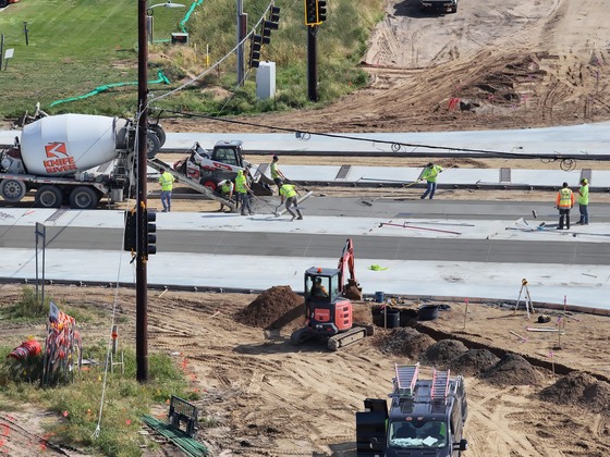 Hwy 71 concrete paving