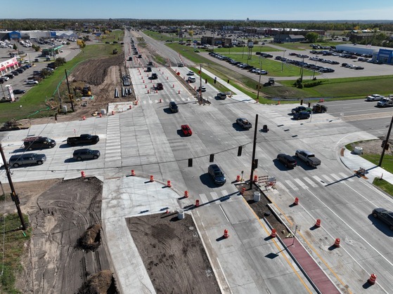 Highway 197 construction