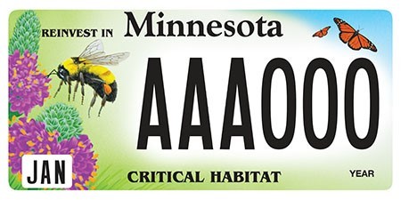 Pollinator License Plate