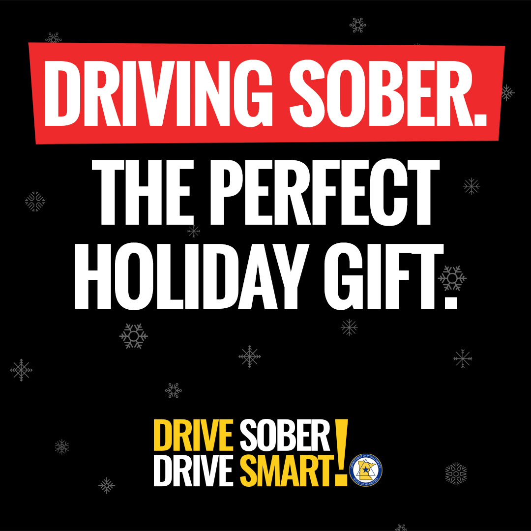 Driving Sober. The Perfect Holiday Gift