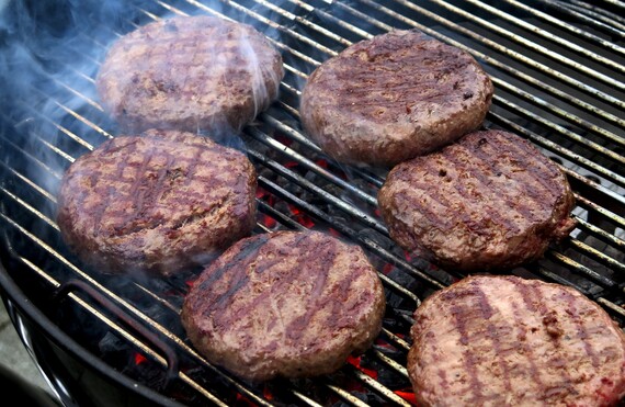 Stock image of burgers