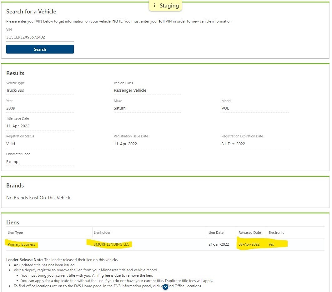 DVS Update October 19