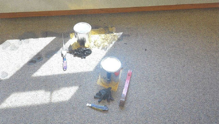 amples from a fire at a Mountain Iron church 