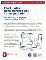 Pearl Harbor Remembrance Day Commemoration