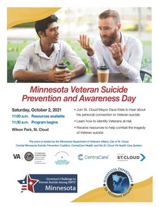 Suicide Prevention and Awatreness Event Flyer