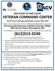 Point-In-Time Count Flyer