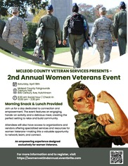 Women Veterans Event Flyer