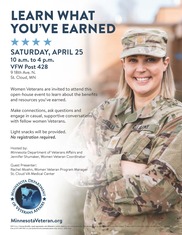 Women Veterans Event Flyer