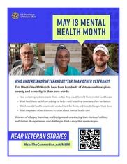 May is Mental Health Month flyer