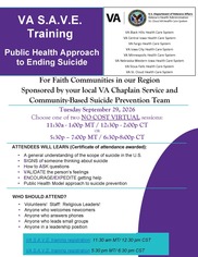 SAVE Training Flyer