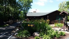 Exterior photo of the Outdoor Center building