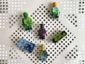 LEGO figures and pieces