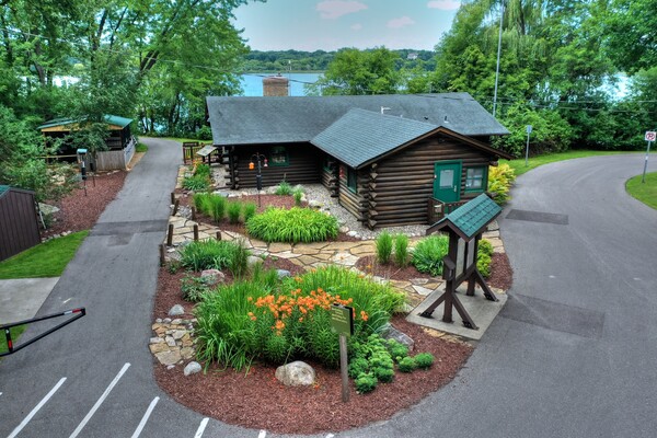 Eden Prairie Outdoor Center - aerial view of building