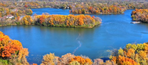 Fall lakes and trees