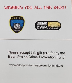 An image of the card that was given with the gift