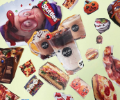 Collage of magazine cutouts