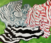 Abstract oil painting