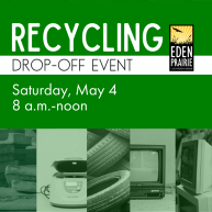 recycling drop-off event graphic