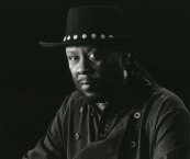 Black and white portrait of Willie West