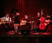 Mississippi Hot Club performing onstage