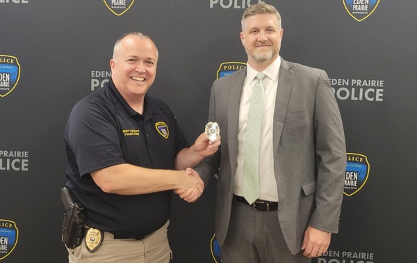 Chief Sackett and Officer Morgan