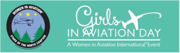 girls in aviation graphic
