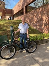 John L with e-Bike