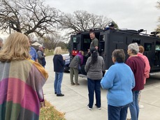 Academy participants explore some of the PD's equipment
