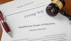 Legal documents - Healthcare Power of Attorney, Living Will, Power of Attorney