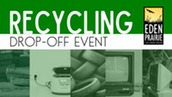 Recycling drop off graphic