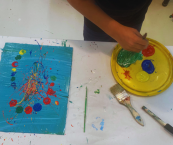 Art Mix program featuring colorful paints