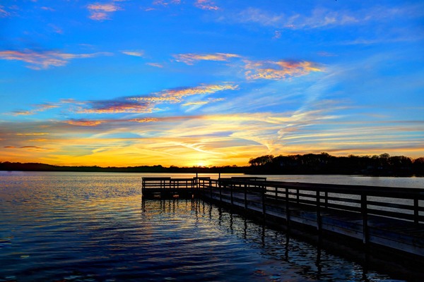 Riley Lake fishing dock