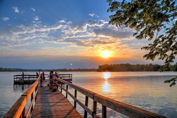 Riley Lake fishing dock