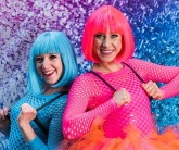 Dolli and Pop from the Dollipops group