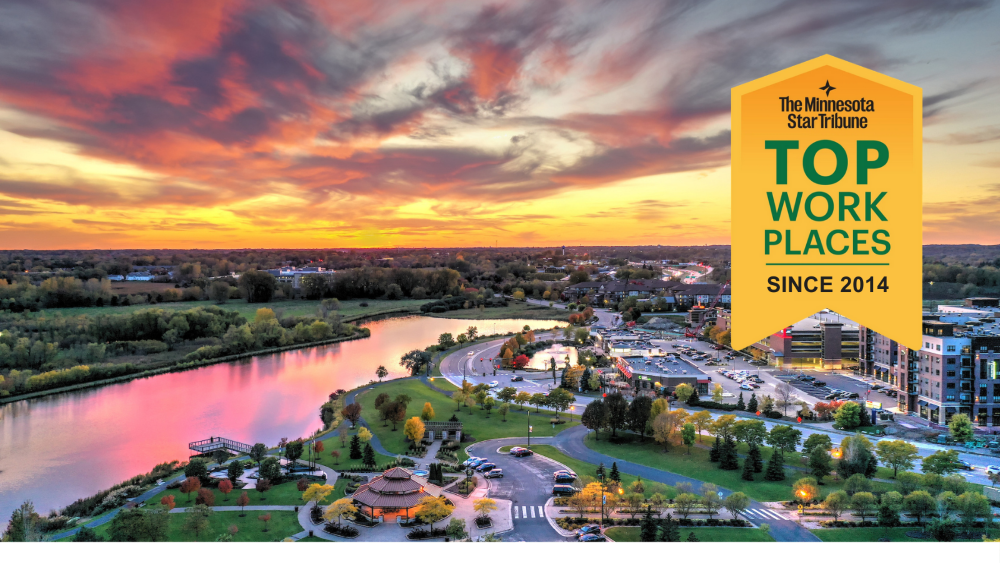 The Minnesota Star Tribune Top Workplaces logo, Since 2014