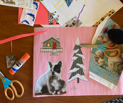 collage of magazine cutouts