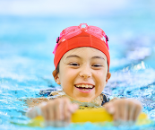 girl swimming in pool
