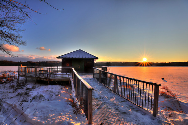 Outdoor Center Observatory during winter
