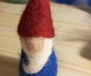 Wool felted gnome