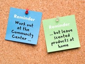 Scent reminder