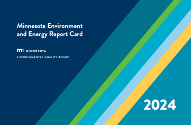 Cover page of the 2024 Minnesota Environment and Energy Report Card