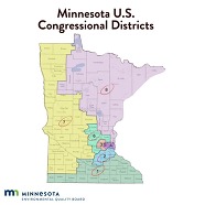 Minnesota congressional districts map