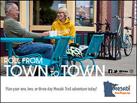 Roll from town to town on the Mesabi Iron Range