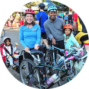 Family prepares for bike race