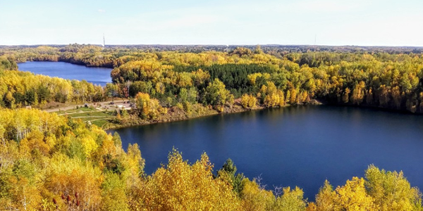 Miner's Mountain Overlook at Cuyuna Country State Recreation Area 