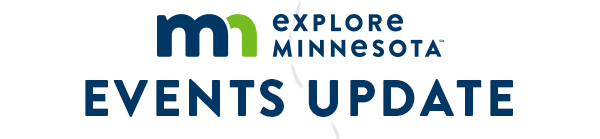 Events Update and Minnesota state logo