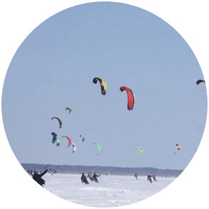 Kite Crossing Event on Lake Mille Lacs